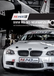 Imagebroschüre - RS Raceline