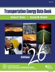 Transportation Energy Data Book