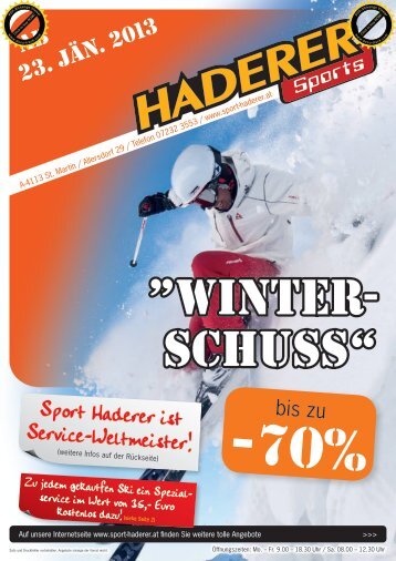 aha_FB2013-01-23 Winterschuss.indd - Sport Haderer