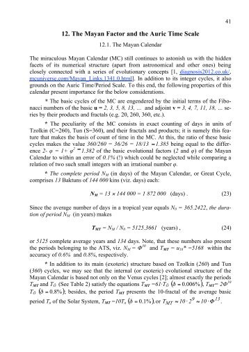 12. The Mayan Factor and the Auric Time Scale - Useful Stuff to Know