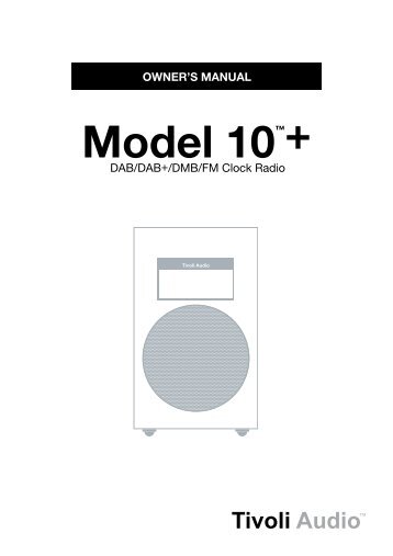Model 10™+ - Tivoli Audio Model TEN+ und Model PAL+