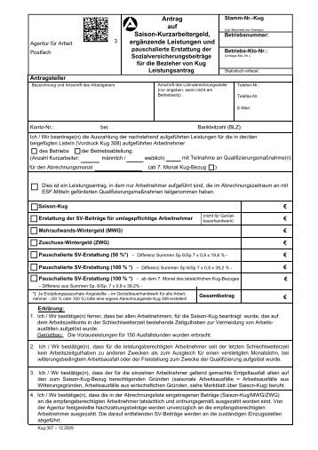 2. Antragsformular Saison-Kurzarbeitergeld S-KUG - Michael Stoffel