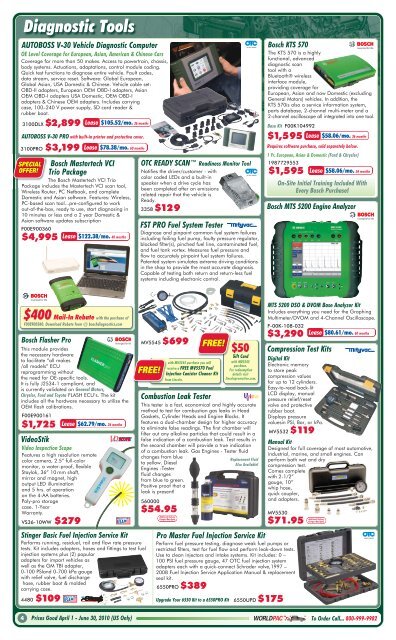 ATS OBD-II Scan/Scope Tools - WORLDPAC