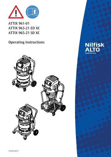 ATTIX 961-01 ATTIX 963-21 ED XC ATTIX 965-21 SD XC Operating ...
