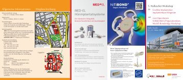 NiTiBOND® - Medizinische Fakultät der Martin-Luther-Universität ...