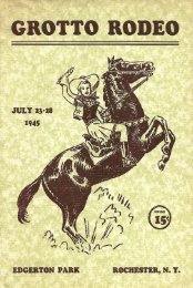Lalla Rookh Grotto Rodeo; 1945 - GenWeb of Monroe County, NY