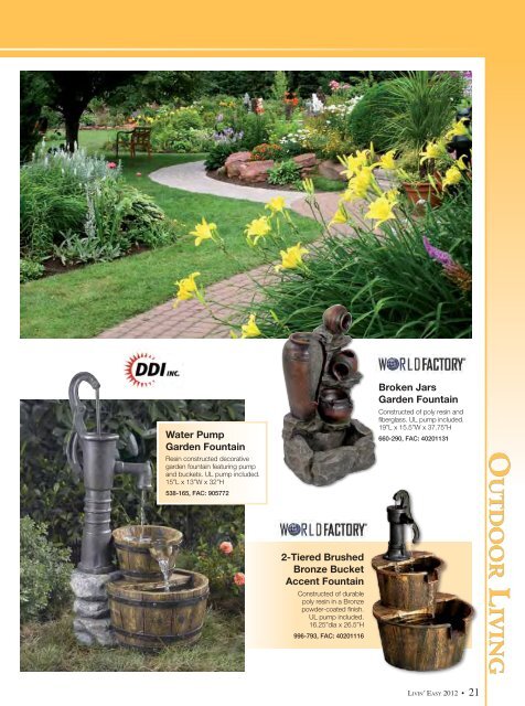 2012 seasonal outdoor living products - Marvin Home Center