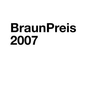 BraunPreis 2007