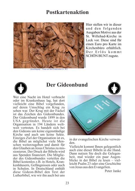 Ausgabe März - Mai 2013 - Kirchengemeinde Leck