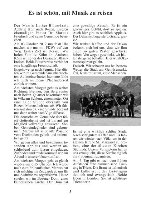 Ausgabe März - Mai 2013 - Kirchengemeinde Leck