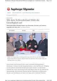 Artikel lesen - Gemeinde Mickhausen