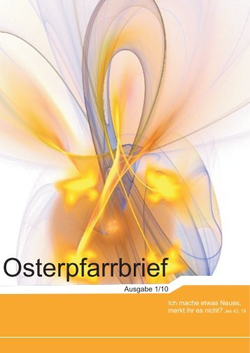 Osterpfarrbrief - Dekanat Prutz