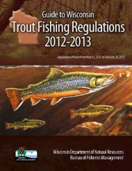 Guide to Wisconsin Trout Fishing Regulations, 2012-2013