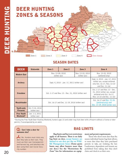 deer hunting - Kentucky Department of Fish and Wildlife Resources