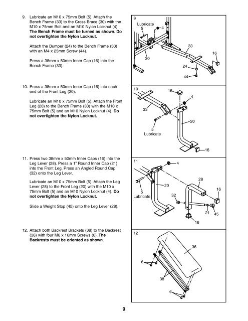 weider pro 335 bench