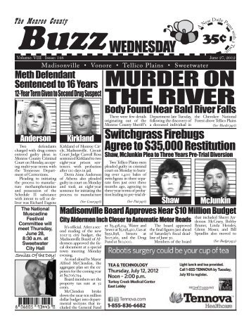 MURDER ON THE RIVER - Monroe County Tennessee News ...