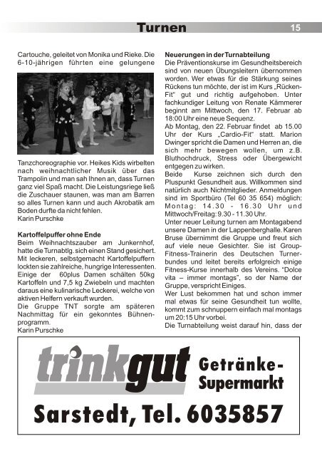 Ausgabe Feb 2010 - FSV Sarstedt eV