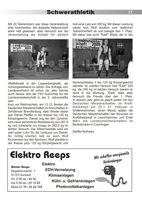 Ausgabe Feb 2010 - FSV Sarstedt eV