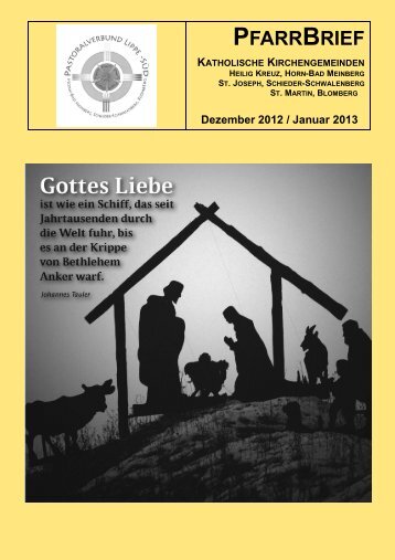 Pfarrgemeindebrief Dez.2012 Jan.2013 - Meinekirche.info