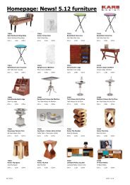 Homepage: News! 5.12 furniture - Kare Design OHG
