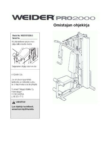 weider-pro2000-kuntokeskus.pdf (Acrobat PDF-dokumentti)