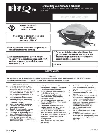 weber barbecue q140 gebruiksaanwijzing.pdf - Tuin-meubelen.nl