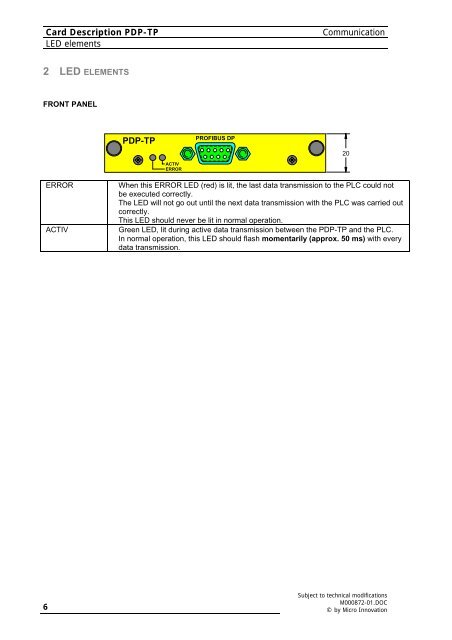 Profibus DP