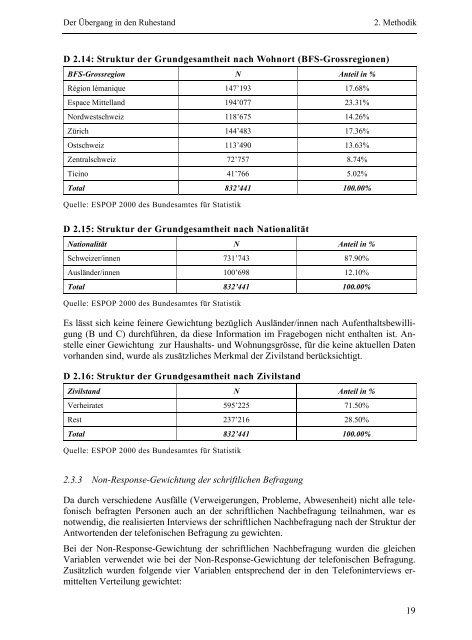 Der Übergang in den Ruhestand - Wege, Einflussfaktoren und