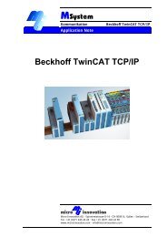 Beckhoff TwinCAT TCP/IP