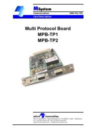 Multi Protocol Board MPB-TP1 MPB-TP2