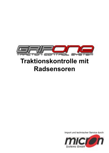 Traktionskontrolle mit Radsensoren - bei Micron Systems!