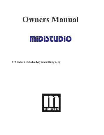 Midistudio - English manual