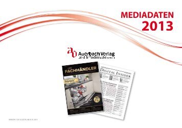 Mediadaten B2B (deutsch) - Auerbach Verlag und Infodienste GmbH