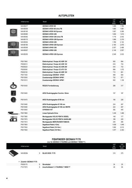 2009 PREISLISTE - LEPPER marine