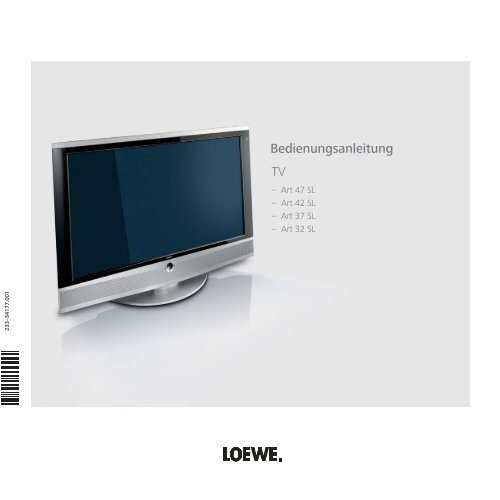 Bedienungsanleitung TV - Loewe