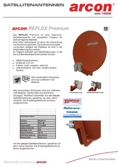 arcon REFLEX Premium