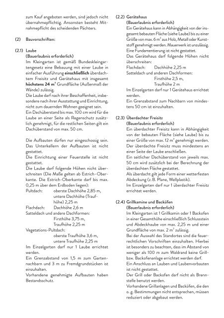 Gartenordnung 2013 - Kreisverband Köln der Kleingärtnervereine e.V.