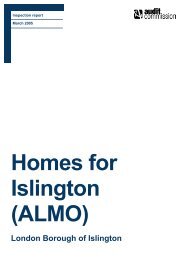 Audit Commission report on Homes for Islington