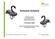 PDF zu schwarze Schwäne - Forum andere Musik