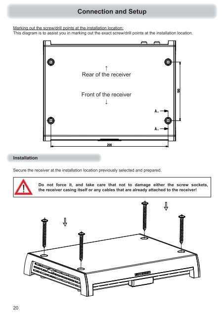 9363692, Operating manual HDTV Satellite receiver UFS ... - Kathrein