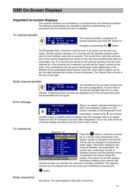 9986252-DVB Satellite Receiver UFD 545 - Kathrein