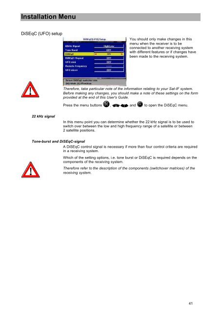 9986252-DVB Satellite Receiver UFD 545 - Kathrein