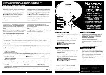 B2590 & B2590/TWIN - Maxview