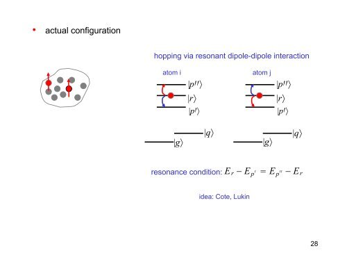 Tutorial: Quantum Information & Cold Atoms