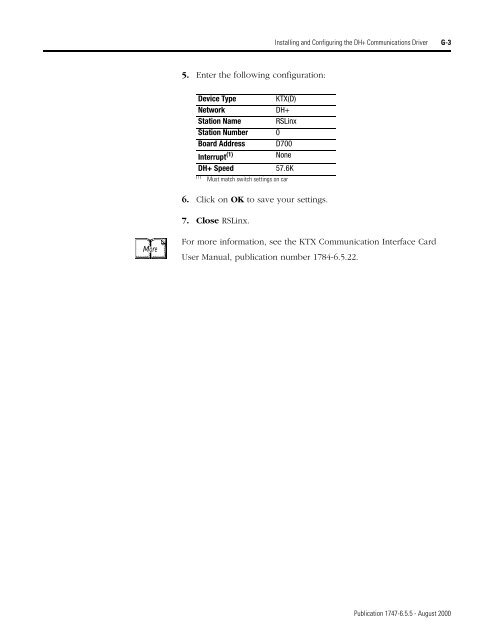 1747-6.5.5, SL 500 DeviceNet Scanner Module User Manual