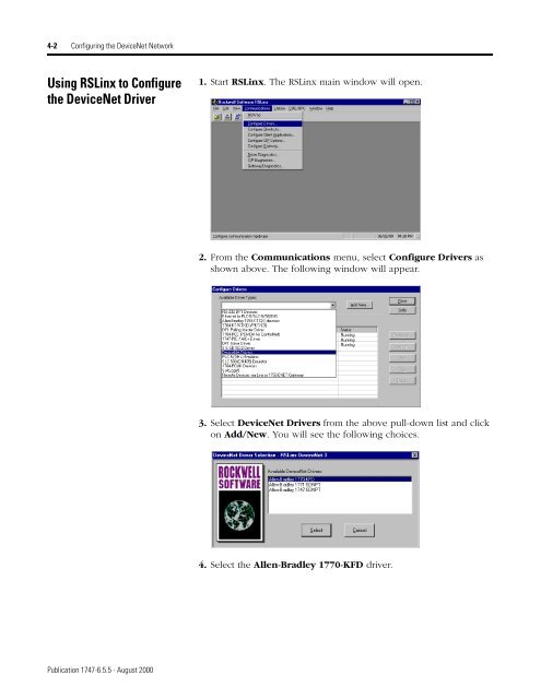 1747-6.5.5, SL 500 DeviceNet Scanner Module User Manual