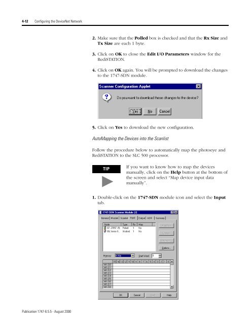 1747-6.5.5, SL 500 DeviceNet Scanner Module User Manual