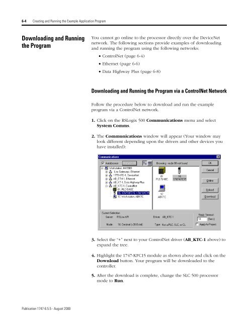 1747-6.5.5, SL 500 DeviceNet Scanner Module User Manual