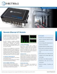 Remote Ethernet UT Module Flyer - MISTRAS Group, Inc.