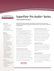 International Datacasting SuperFlex Pro Audio Satellite Receiver